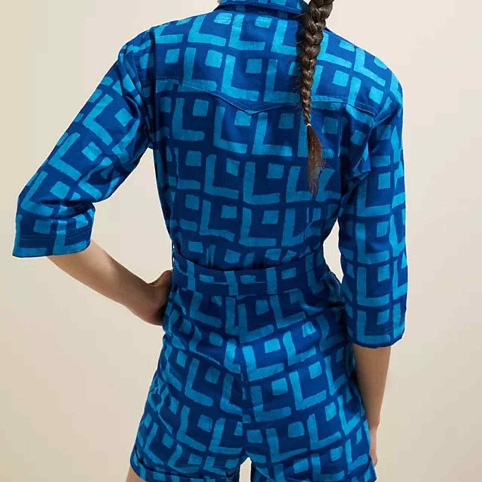 Anthropologie x Sika Geometric Romper Size 6 New - Premium Clothing, Shoes & Accessories:Women:Women's Clothing:Jumpsuits & Rompers from Anthropologie - Just $130.29! Shop now at Finds For You