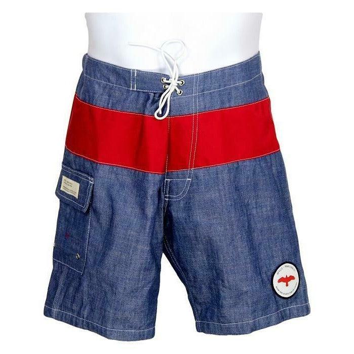Apolis x J Crew Men's Chambray Swim Trunks Shorts 30 Inch 23663 Red - Premium Clothing, Shoes & Accessories:Men:Men's Clothing:Swimwear from J.CREW - Just $34.08! Shop now at Finds For You