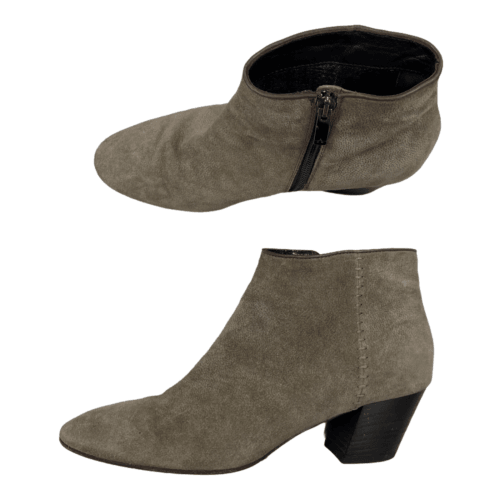 Aquatalia Felicia Weatherproof Ankle Boots Booties Zip Up Size 7.5 Tan - Premium Clothing, Shoes & Accessories:Women:Women's Shoes:Boots from Aquatalia - Just $98.46! Shop now at Finds For You