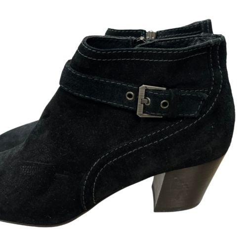 Aquatalia Femme Weatherproof Side Size Booties Ankle Boots Suede Size 9.5 Black - Premium Clothing, Shoes & Accessories:Women:Women's Shoes:Boots from Aquatalia - Just $90.89! Shop now at Finds For You