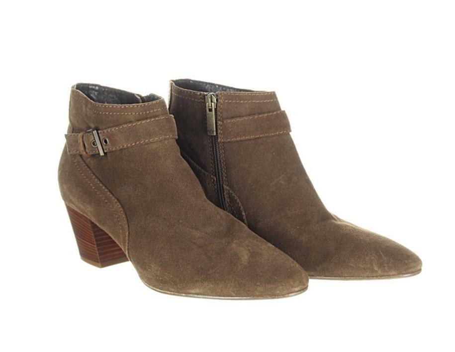 Aquatalia Femme Weatherproof Suede Ankle Boot Womens Booties Brown Size 10 - Premium Clothing, Shoes & Accessories:Women:Women's Shoes:Boots from Aquatalia - Just $143.91! Shop now at Finds For You