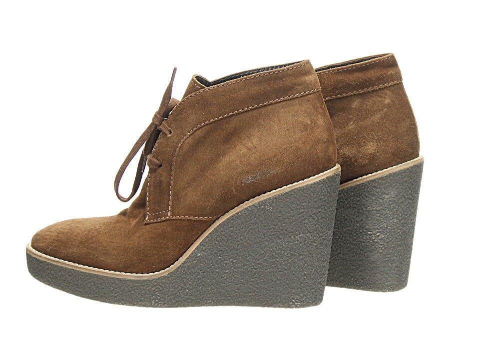 Aquatalia Valeriee Suede Lace-Up Wedge Booties Boots Fashion Boots Size 5.5 - Premium Clothing, Shoes & Accessories:Women:Women's Shoes:Boots from Aquatalia - Just $102.25! Shop now at Finds For You