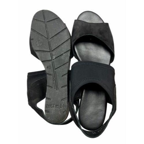 Arche Black Aurock Womens Wedge Sandals Size 40 - Premium Clothing, Shoes & Accessories:Women:Women's Shoes:Sandals from Arche - Just $94.68! Shop now at Finds For You