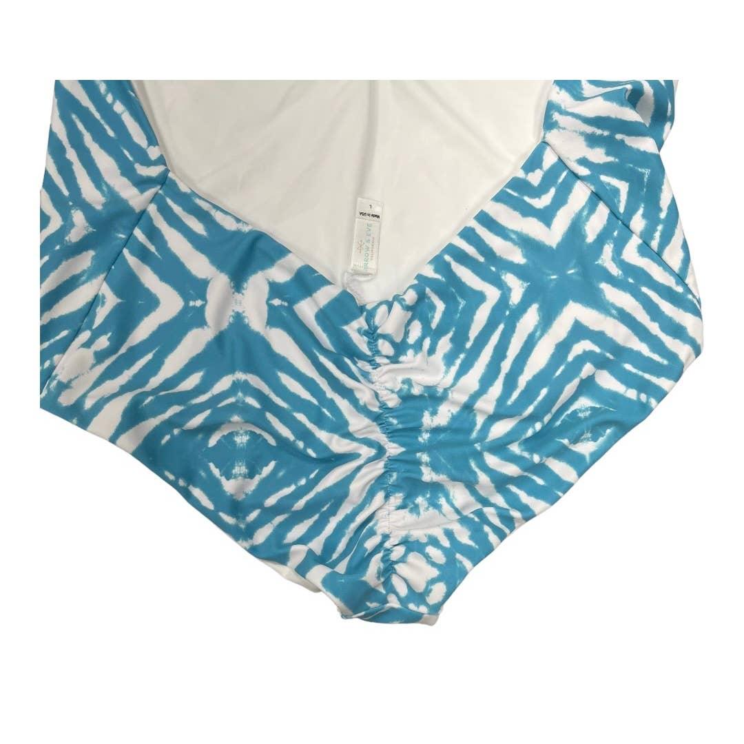 Arrow & Eve Revolve Skylar Reversible One Piece Swimsuit Ocean Ripple L New - Premium  from Revolve - Just $99.00! Shop now at Finds For You