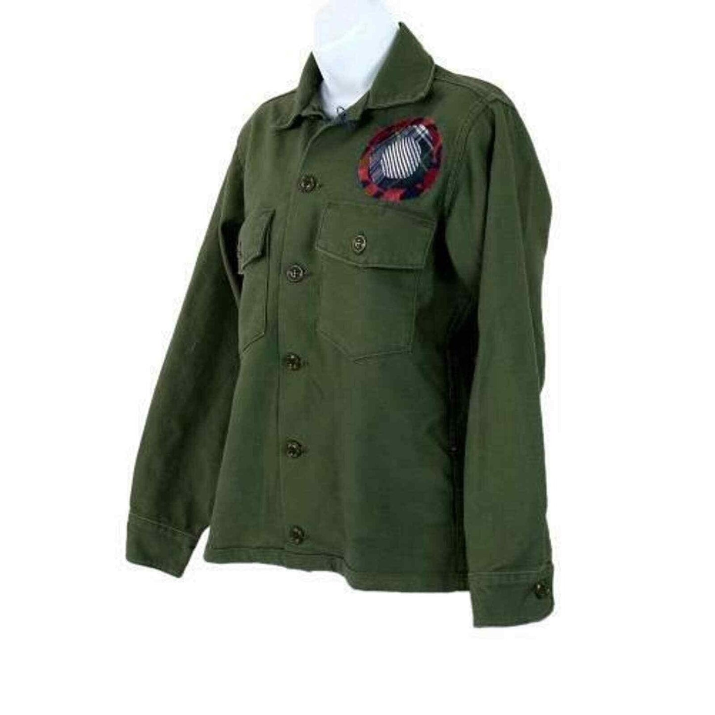 Atelier & Repairs x J Crew Army Jacket Cotton Coat Green Sz S H3867 Recycled - Premium Clothing, Shoes & Accessories:Women:Women's Clothing:Coats, Jackets & Vests from J.CREW - Just $80.79! Shop now at Finds For You