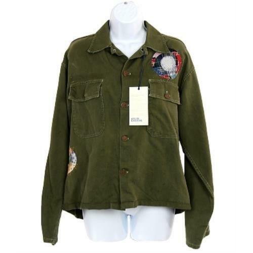 Atelier & Repairs x J.Crew Women's Army Jacket Coat Green Size L H3867 - Premium Clothing, Shoes & Accessories:Women:Women's Clothing:Coats, Jackets & Vests from J.CREW - Just $68.16! Shop now at Finds For You