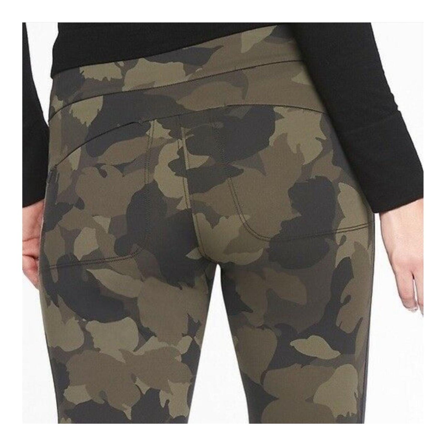 Athleta Essex Hybrid Camo Tight Jogger Pants Olive Medium - Premium Clothing, Shoes & Accessories:Women:Women's Clothing:Leggings from Athleta - Just $51.50! Shop now at Finds For You