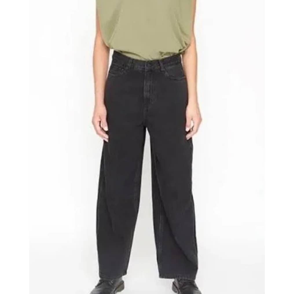 Free People x Sandrine Rose Wide Leg Pants Buckle Size 25 Black New - Premium  from Free People - Just $85.00! Shop now at Finds For You
