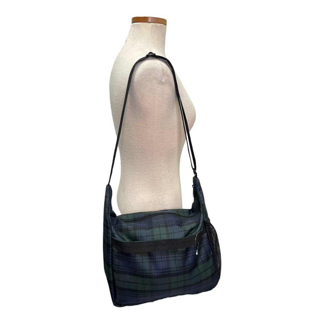LL Bean Blackwatch Plaid Travel Bag Handbag Purse - Premium  from L.L. Bean - Just $50.0! Shop now at Finds For You