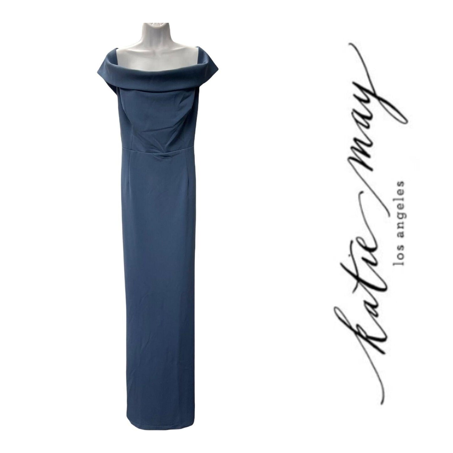 BHLDN Katie May Legacy Gown Dress Trumpet Off the Shoulder Blue Prom Bridesmaid - Premium Clothing, Shoes & Accessories:Women:Women's Clothing:Dresses from Katie May - Just $161.59! Shop now at Finds For You