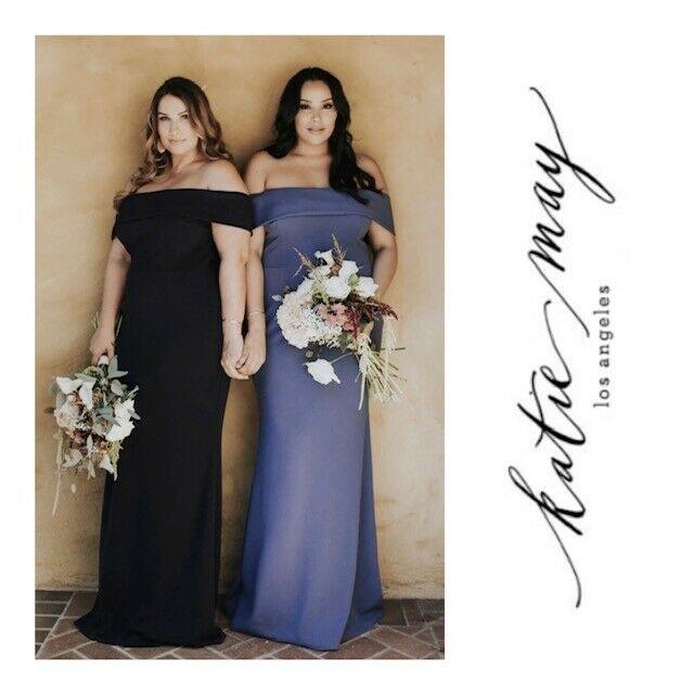 BHLDN Katie May Legacy Gown Dress Trumpet Off the Shoulder Blue Prom Bridesmaid - Premium Clothing, Shoes & Accessories:Women:Women's Clothing:Dresses from Katie May - Just $161.59! Shop now at Finds For You