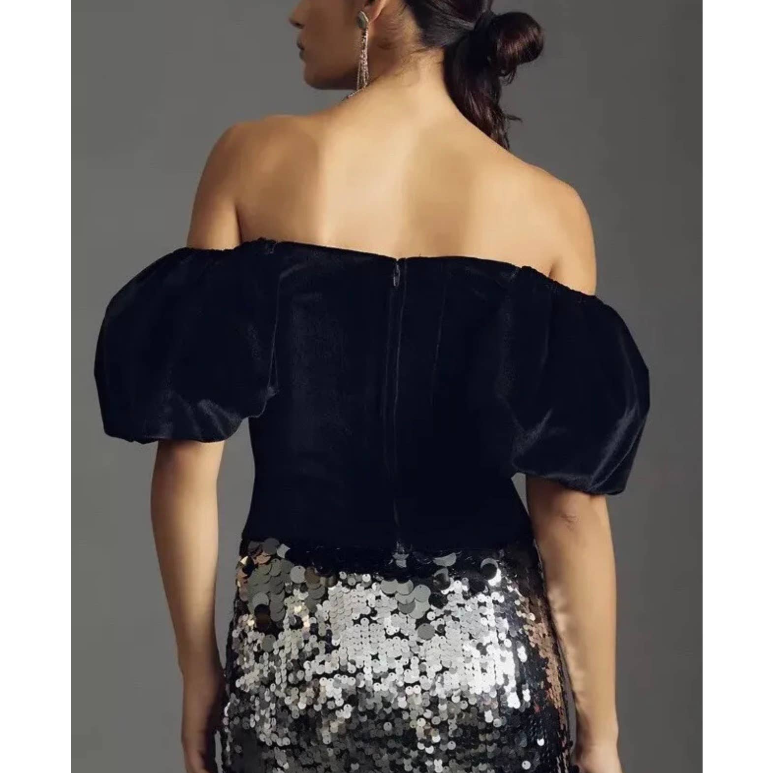 Anthropologie Hutch Black Velvet Corset Top Plus Size 18W - Premium  from Anthropologie - Just $129.00! Shop now at Finds For You