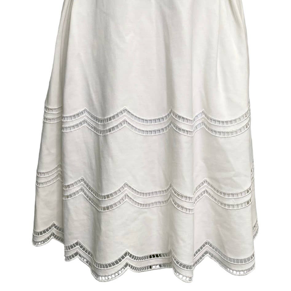Ted Baker Cammey Scalloped Skater Dress White Sz 4 Ted 10 US New - Premium  from Ted Baker London - Just $149.0! Shop now at Finds For You