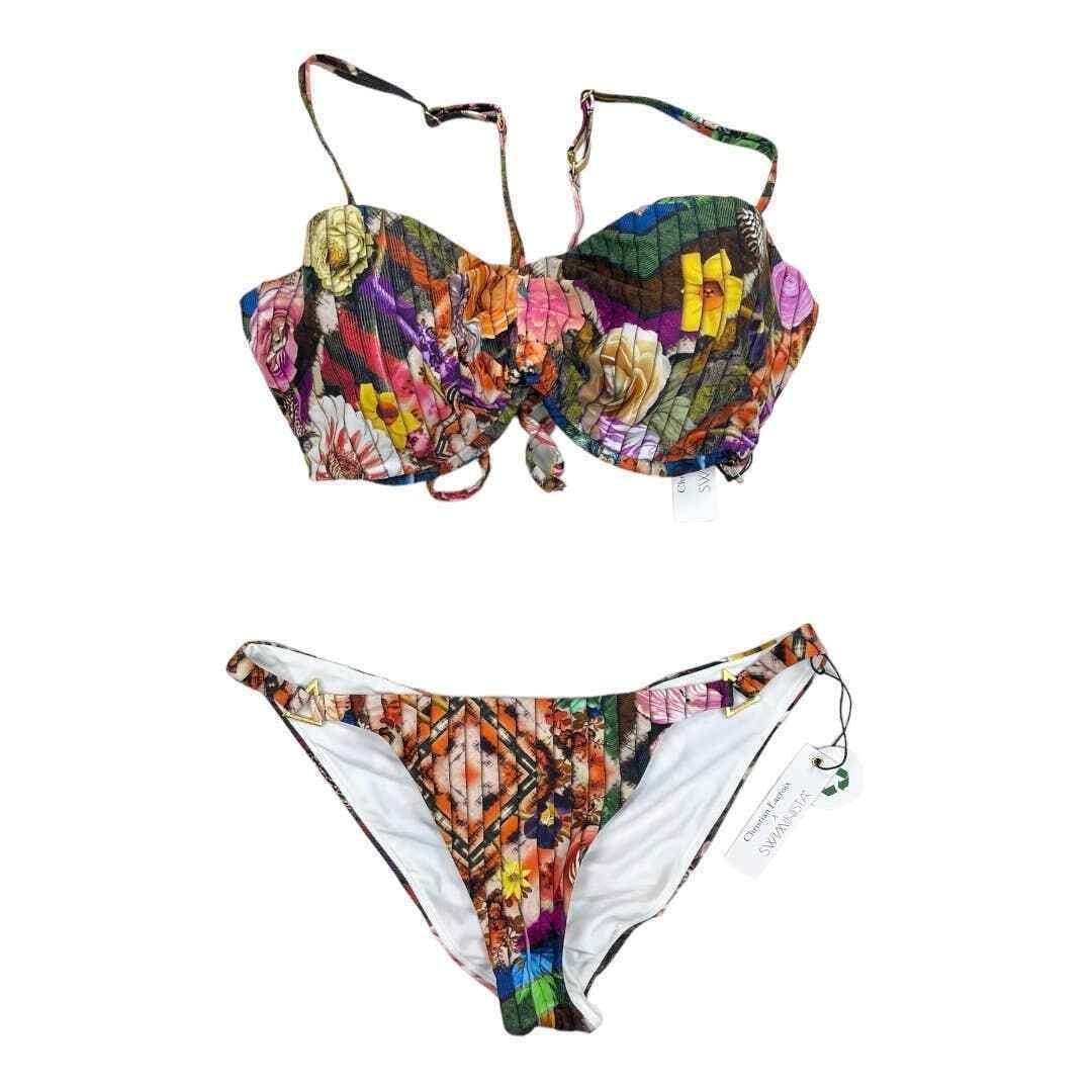 Christian Lacroix Swiminista Constantine Bikini Top Wise Bottom XL Sustainable - Premium Clothing, Shoes & Accessories:Baby:Baby & Toddler Clothing:Bottoms from Christian Lacroix - Just $89.00! Shop now at Finds For You