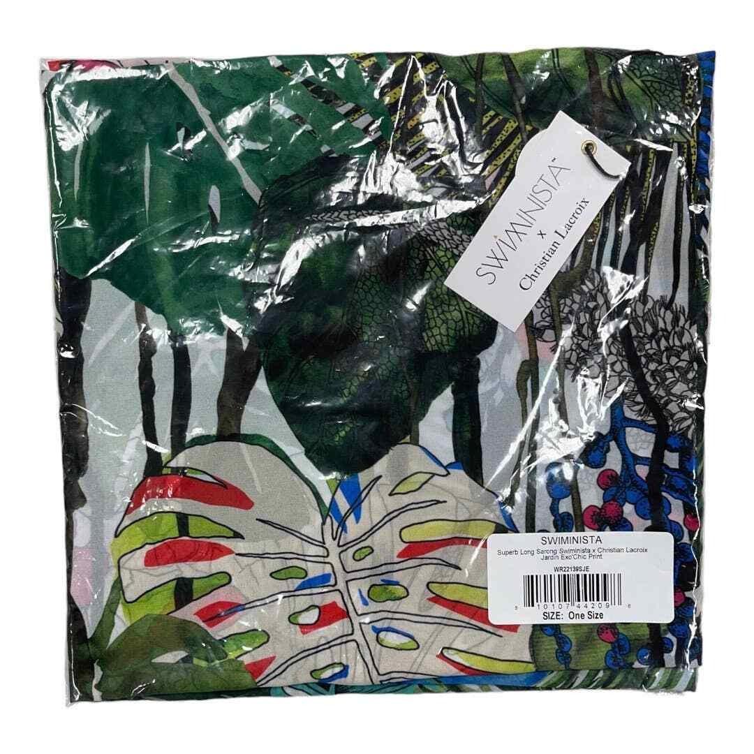 Christian Lacroix Swiminista Superb Long Sarong Jardin Exochic Print New one-size fits all - Premium Clothing, Shoes & Accessories:Baby:Baby & Toddler Clothing:Bottoms from Swiminista - Just $68.00! Shop now at Finds For You