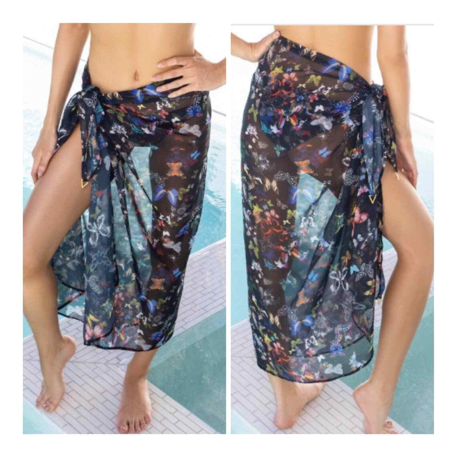 Christian Lacroix x Swiminista Butterfly Parade Superb Long Sarong New One size fits all - Premium Clothing, Shoes & Accessories:Baby:Baby & Toddler Clothing:Bottoms from Christian Lacroix - Just $68.00! Shop now at Finds For You
