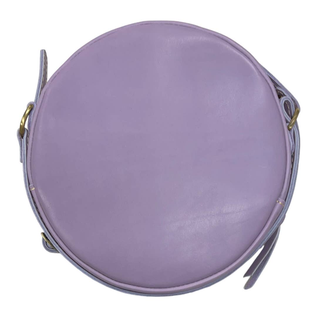 Portland Leather Goods Large Circle Crossbody Handbag  New Lavendar - Premium  from Portland Leather Goods - Just $119.0! Shop now at Finds For You