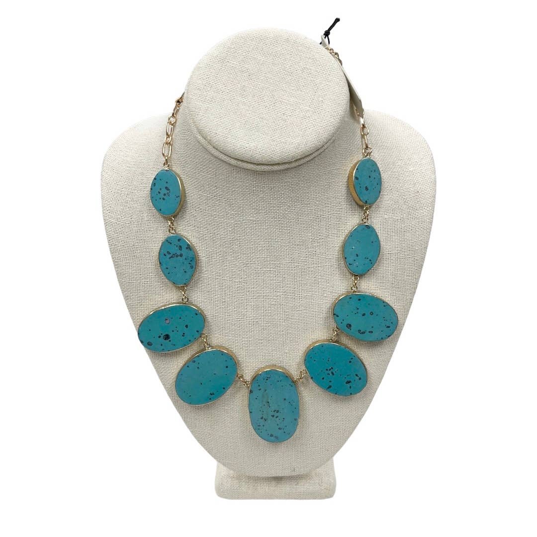 Anthropologie Beth Ward Studio Turquoise Statement Necklace New - Premium  from Anthropologie - Just $79.00! Shop now at Finds For You