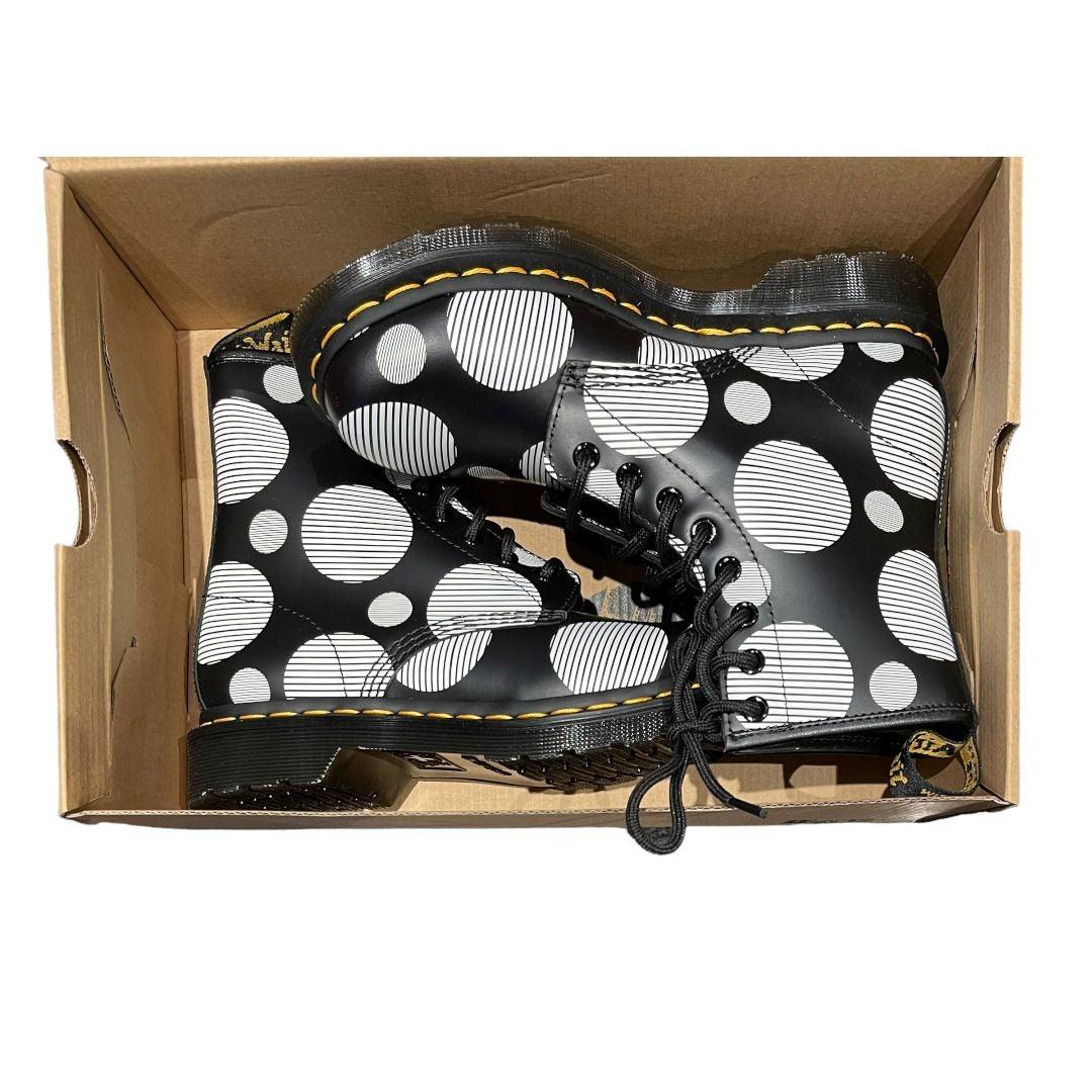 Dr Martens 1460 Smooth Polka Dot Boots Size 6 Ladies - Premium Clothing, Shoes & Accessories:Baby:Baby & Toddler Clothing:Bottoms from Dr. Martens - Just $147.0! Shop now at Finds For You