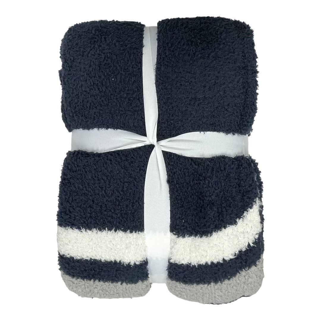 UGG Ana Striped Sherpa Fleece Eyelash Throw Blanket 50 x 70 New - Premium  from UGG Australia - Just $85.00! Shop now at Finds For You