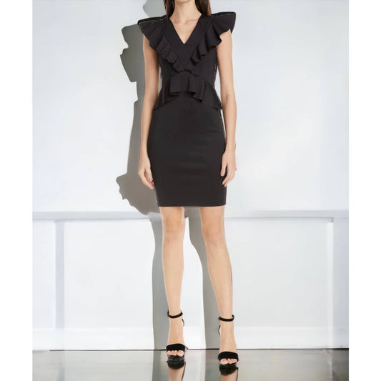 Ted Baker Alair Ruffle Peplum Sleeveless Bodycon Dress Sz 4 - Premium  from Ted Baker - Just $168.0! Shop now at Finds For You