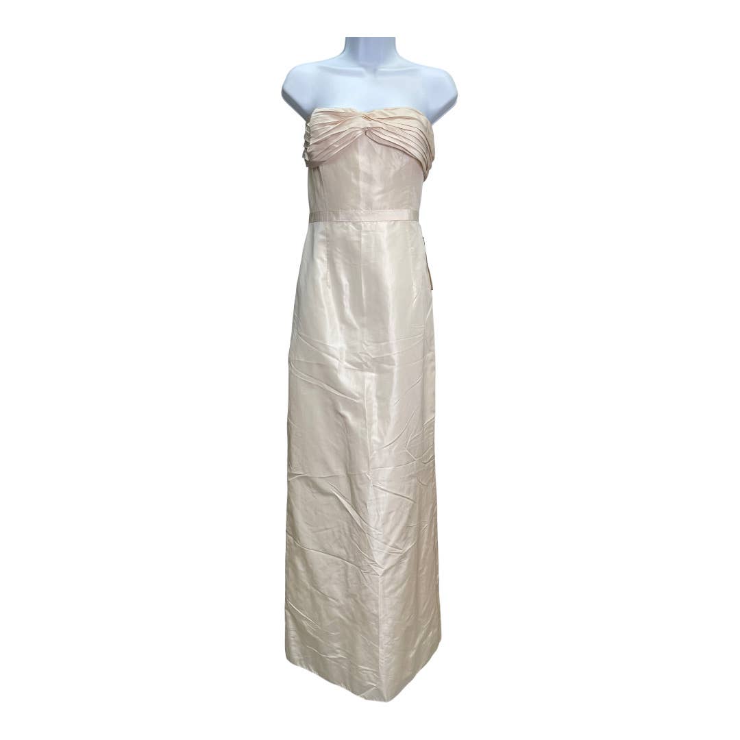 J Crew Strapless Silk Taffeta Pleated Wedding Dress Size 6 New Ivory – Finds For You J Crew Strapless Silk Taffeta Pleated Wedding Dress Size 6 New Ivory – Finds For You