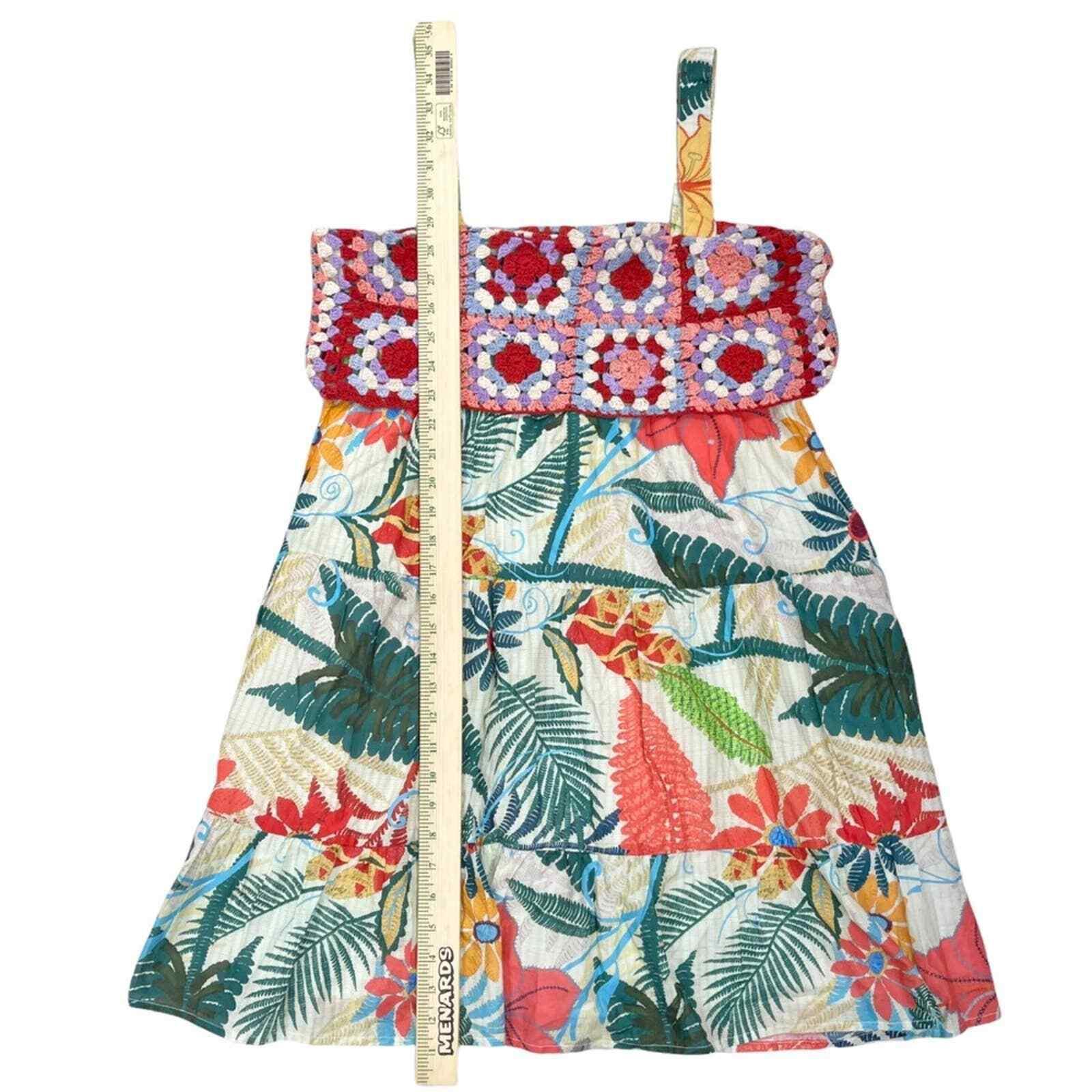 Farm Rio x Anthropologie Crochet Mini Dress Size Small NEW Finds For You Farm Rio x Anthropologie Crochet Mini Dress Size Small NEW Finds For You