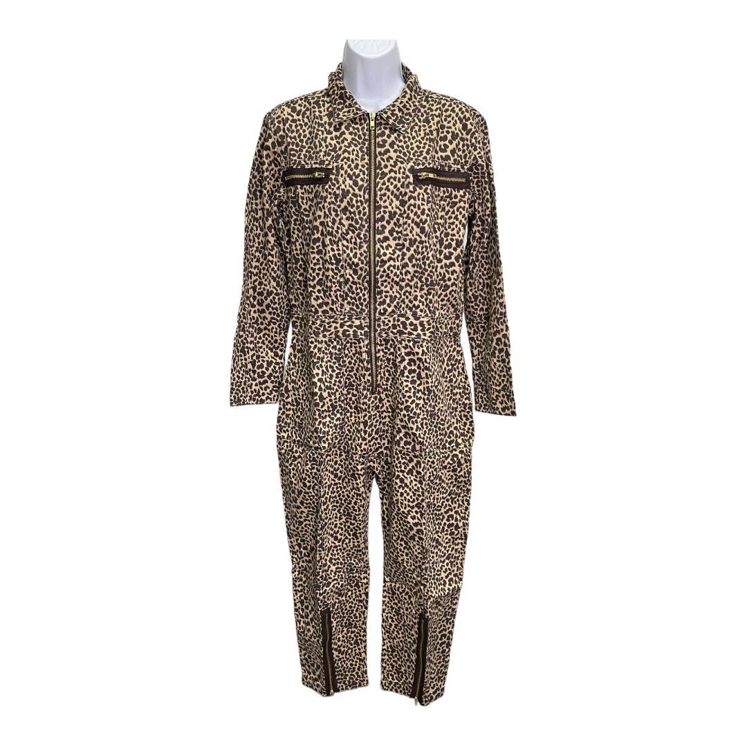 Free people leopard jumpsuit online