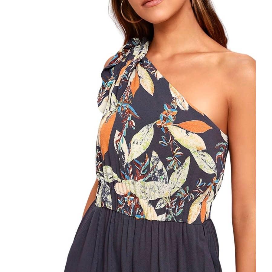 Free People Island Time One Shoulder Floral Jumpsuit Size M New - Premium  from Free People - Just $75.00! Shop now at Finds For You