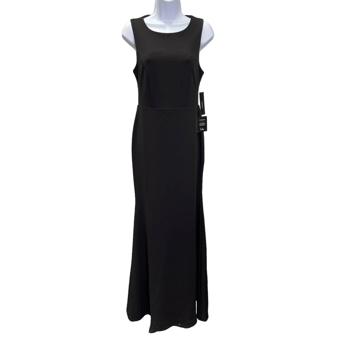 Lulus Backless Crepe Sleeveless Maxi Long Formal Dress Size M Black New - Premium  from Lulus - Just $89.0! Shop now at Finds For You