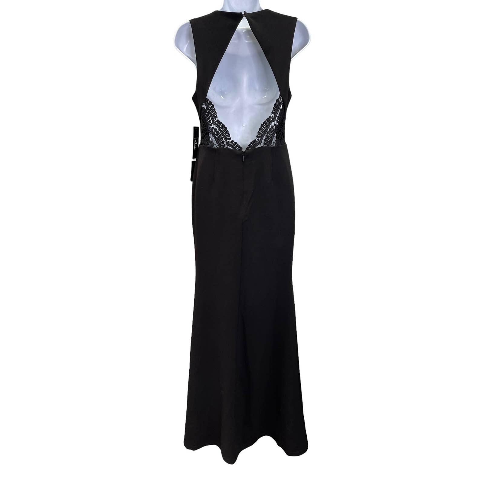 Lulus Backless Crepe Sleeveless Maxi Long Formal Dress Size M Black New - Premium  from Lulus - Just $89.0! Shop now at Finds For You
