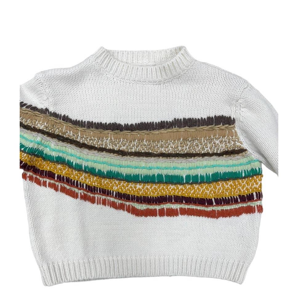 Mandinga Abacus Earth Pullover Organic Knit Sweater Size M Sustainable Fashion - Premium  from Mandinga - Just $199.00! Shop now at Finds For You