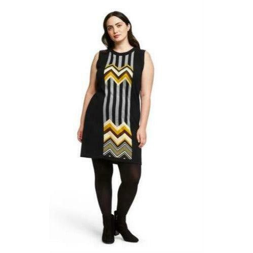 Missoni Women's Zig Zag Stripes Patchwork Sleeveless Crewneck Sweater Dress M - Premium Clothing, Shoes & Accessories:Women:Women's Clothing:Dresses from Missoni - Just $49.23! Shop now at Finds For You