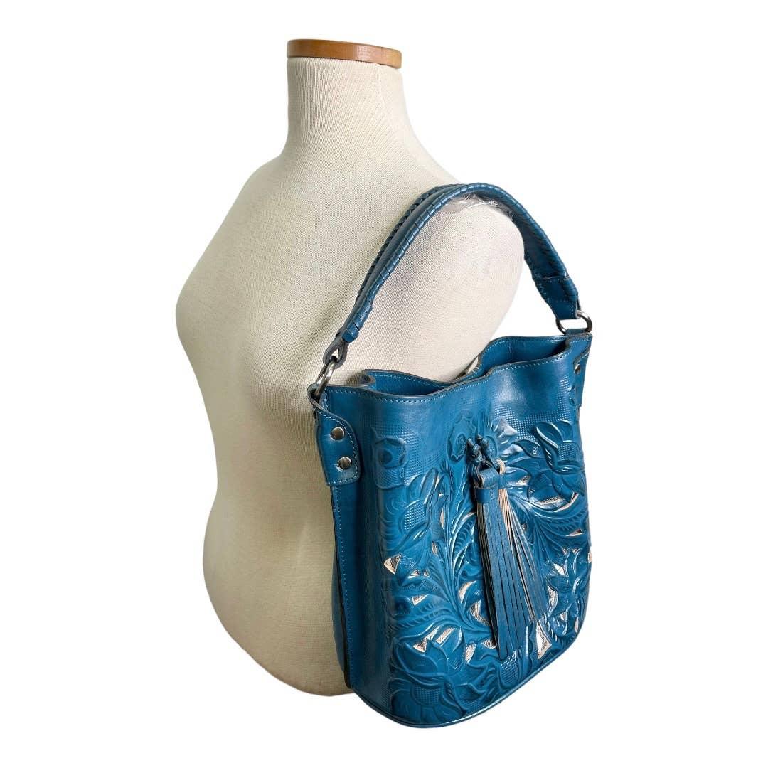 Patricia Nash Otavia Bucket Bag Handbag Purse Leather New - Premium Clothing, Shoes & Accessories:Baby:Baby & Toddler Clothing:Bottoms from Patricia Nash - Just $200.00! Shop now at Finds For You