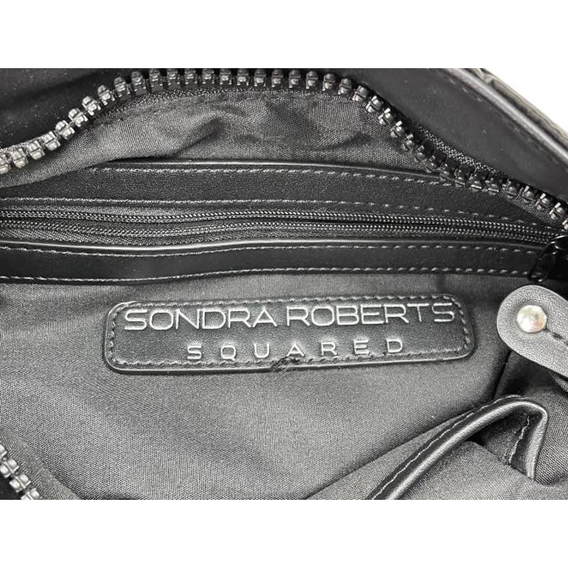 Sondra Roberts Squared Shiny Puffer Rainbow Pride Crossbody Bag Purse New - Premium  from Sondra Roberts - Just $65.0! Shop now at Finds For You