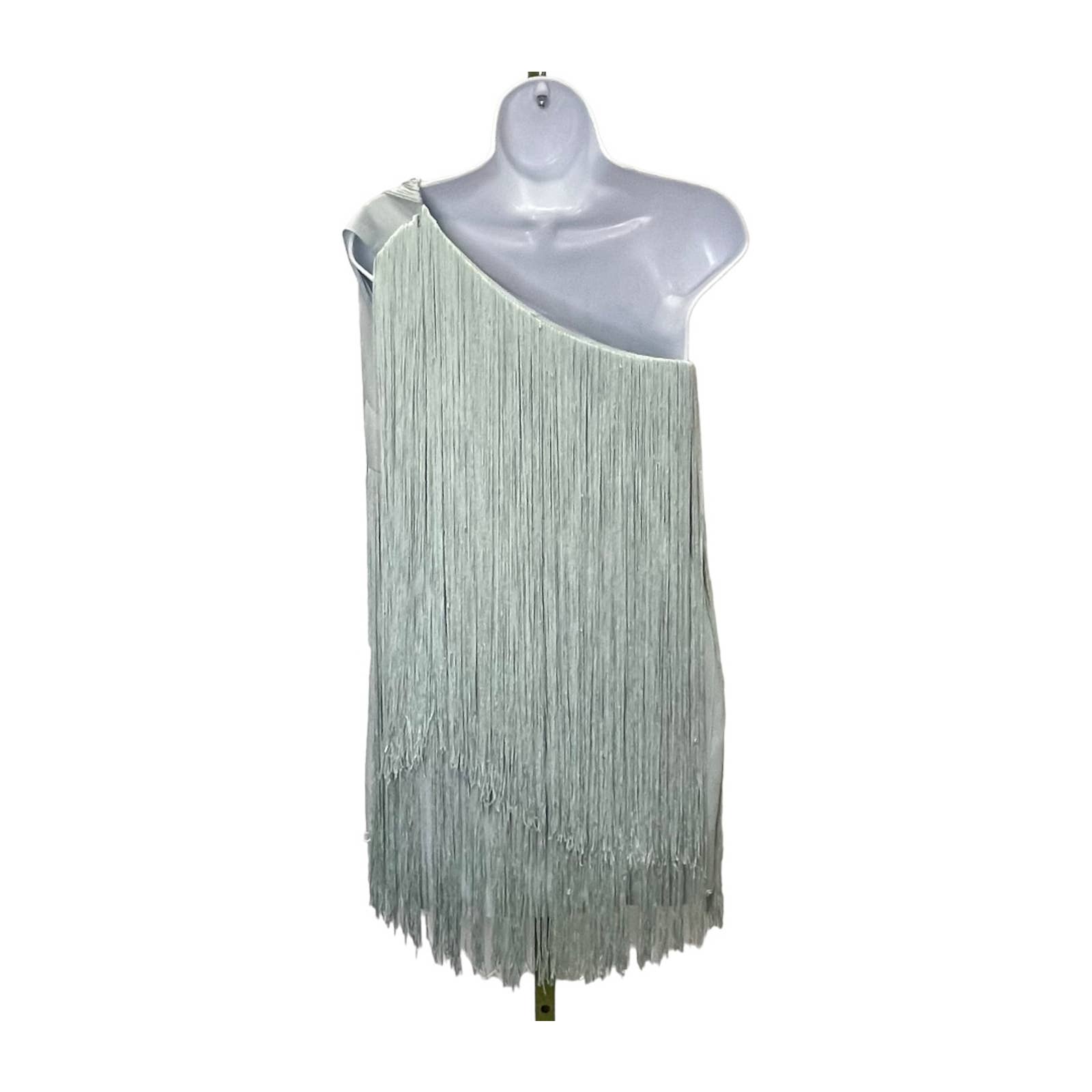 hutch one shoulder fringe dress NWT Anthropologie Hutch XL Ruched Fringe Mini Dress Black One Shoulder New