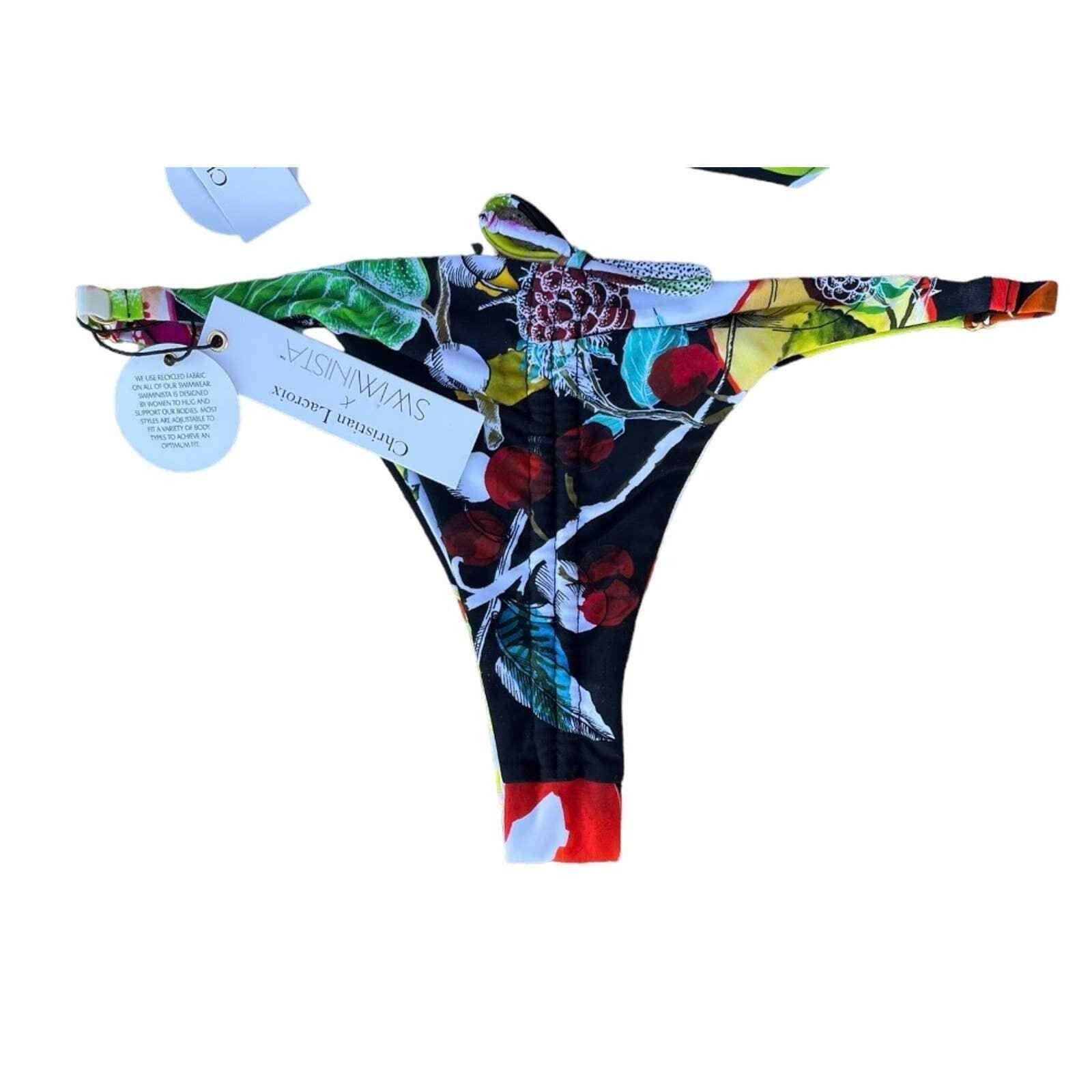 Swiminista Christian Lacroix Cheer Bikini Top & Brave Bottom Swimsuit S/M Manos - Premium Clothing, Shoes & Accessories:Baby:Baby & Toddler Clothing:Bottoms from Christian Lacroix - Just $79.00! Shop now at Finds For You