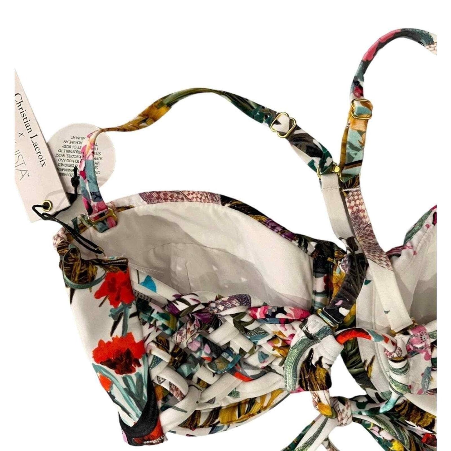 Swiminista Christian Lacroix Joy Bikini Top & Classy Bottom Swimsuit Sz L - Premium Clothing, Shoes & Accessories:Baby:Baby & Toddler Clothing:Bottoms from Christian Lacroix - Just $95.0! Shop now at Finds For You