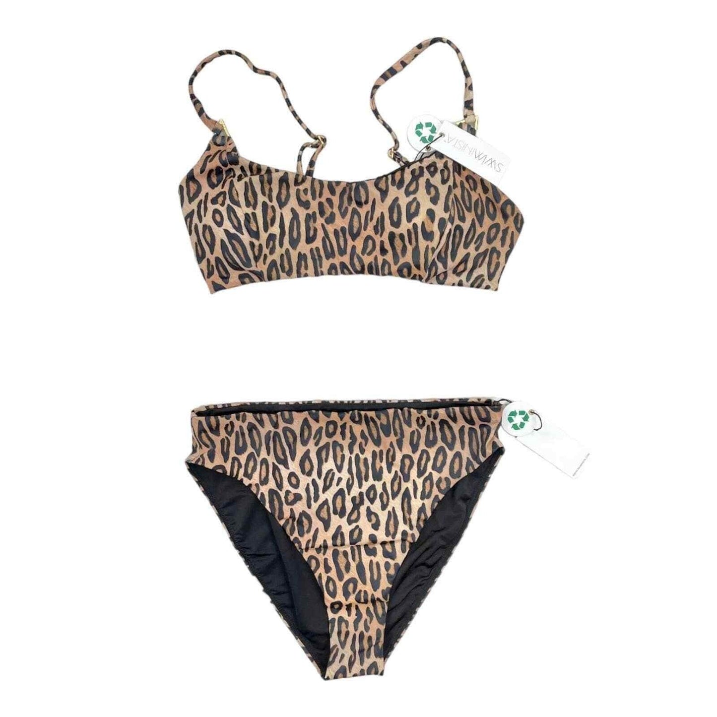 Swiminista Play Leopard Bikini Top Fabulous Bottom Bathing Suit Swim Size XL New - Premium Clothing, Shoes & Accessories:Baby:Baby & Toddler Clothing:Bottoms from Swiminista - Just $79.0! Shop now at Finds For You