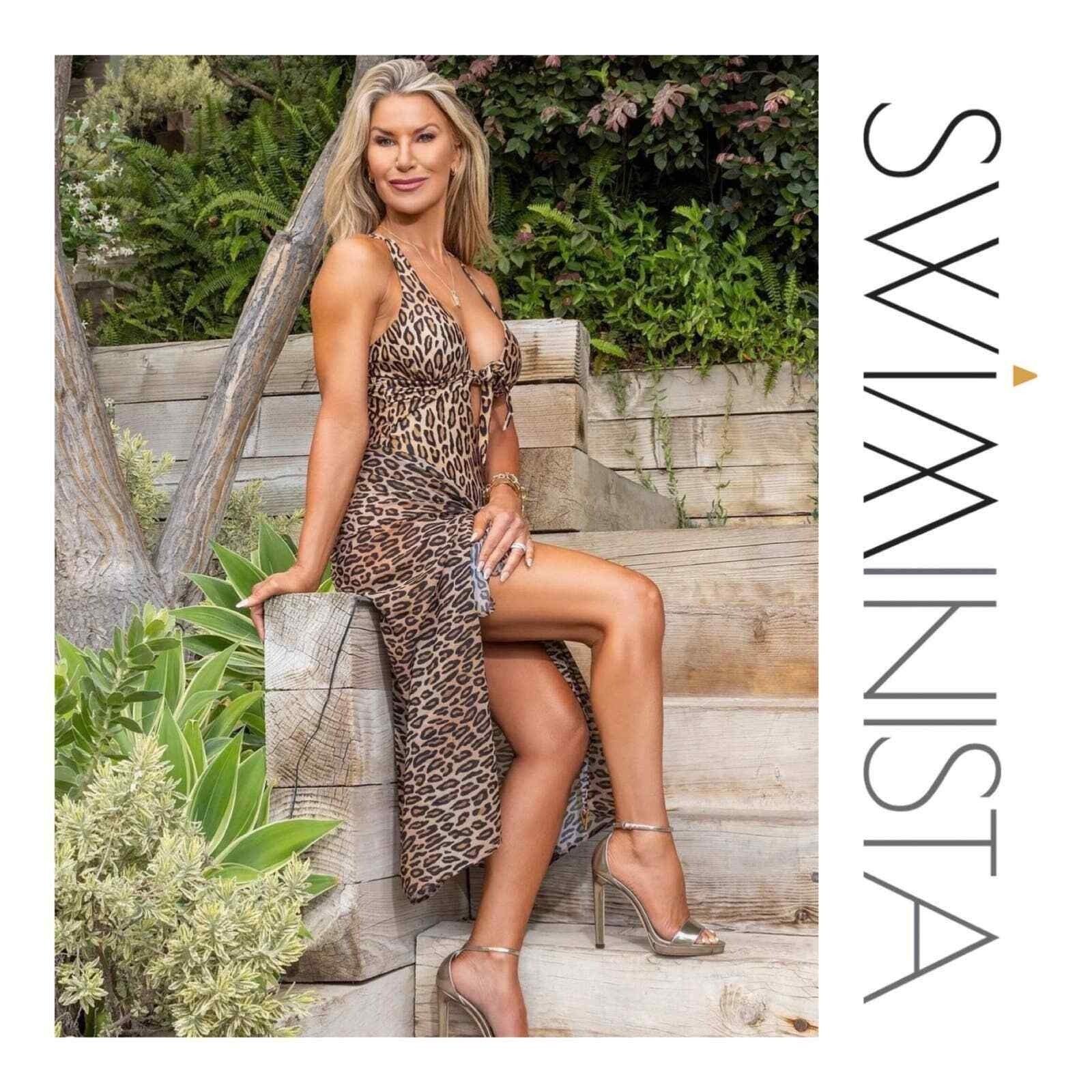 Swiminista Superb Long Sarong Wrap Swim Beach Leopard Print New - Premium Clothing, Shoes & Accessories:Baby:Baby & Toddler Clothing:Bottoms from Swiminista - Just $59.0! Shop now at Finds For You