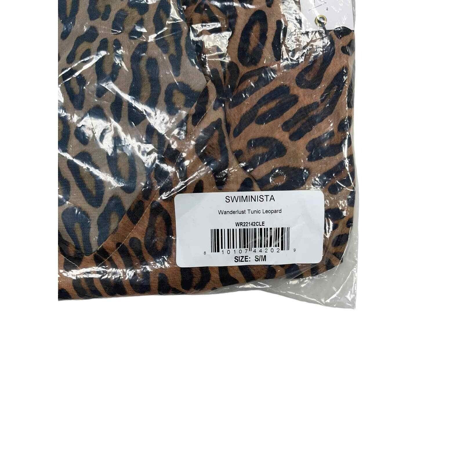 Swiminista Wanderlust Leopard Print Tunic Dress Beach Cover up Small Medium - Premium Clothing, Shoes & Accessories:Baby:Baby & Toddler Clothing:Bottoms from Swiminista - Just $58.00! Shop now at Finds For You