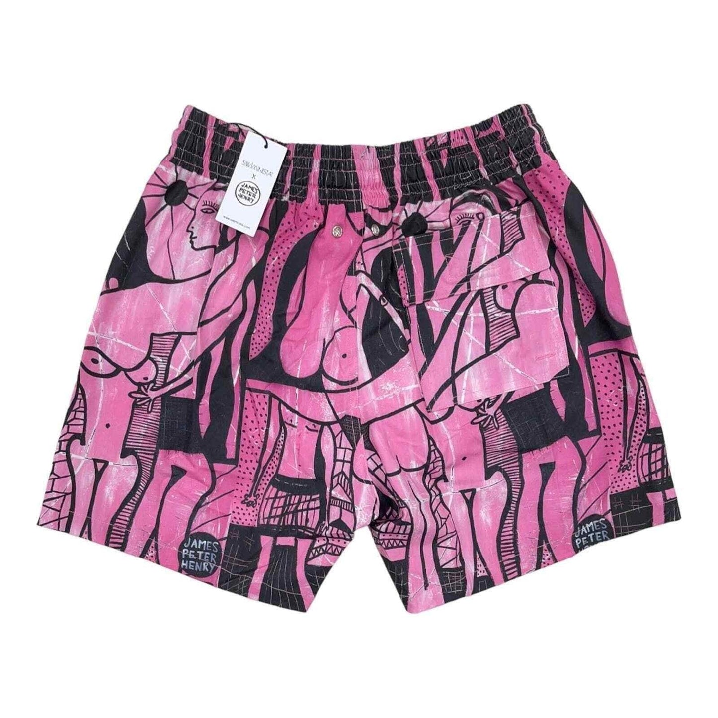 Swiminista x James Peter Henry Abstract Beach Activities Board Shorts Swim L - Premium Clothing, Shoes & Accessories:Baby:Baby & Toddler Clothing:Bottoms from Swininista - Just $59.00! Shop now at Finds For You