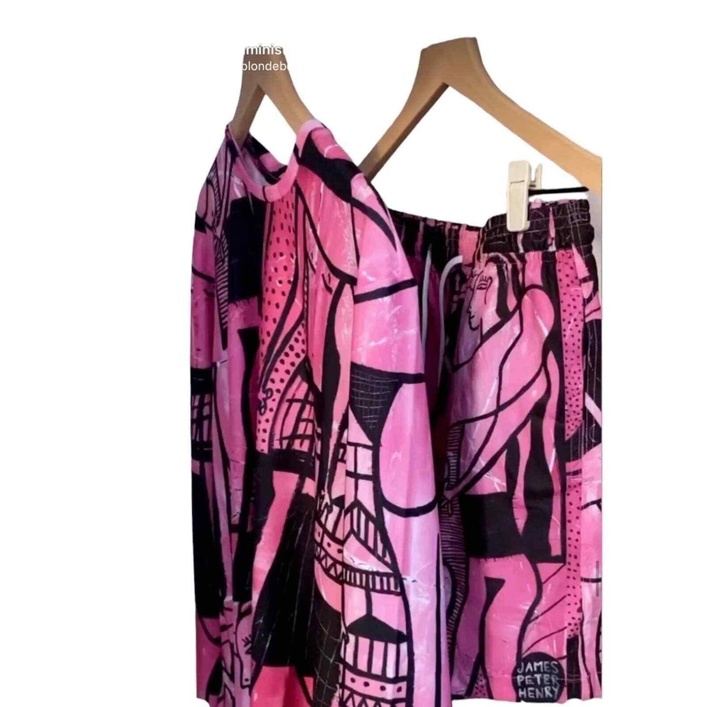 Swiminista x James Peter Henry Abstract Beach Activities Board Shorts Swim XL - Premium Clothing, Shoes & Accessories:Baby:Baby & Toddler Clothing:Bottoms from Swininista - Just $59.00! Shop now at Finds For You