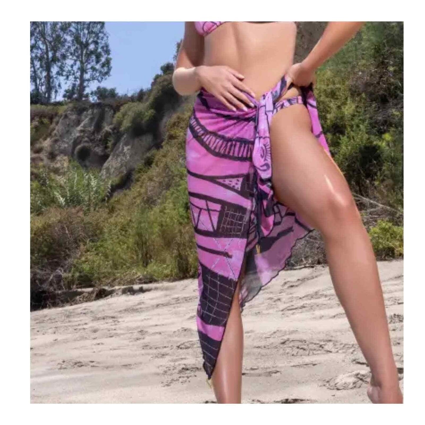Swiminista x James Peter Henry Beach Activities Superb Long Sarong New Pink - Premium Clothing, Shoes & Accessories:Baby:Baby & Toddler Clothing:Bottoms from Christian Lacroix - Just $68.0! Shop now at Finds For You