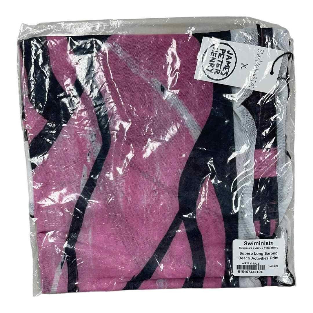 Swiminista x James Peter Henry Beach Activities Superb Long Sarong New Pink - Premium Clothing, Shoes & Accessories:Baby:Baby & Toddler Clothing:Bottoms from Christian Lacroix - Just $68.0! Shop now at Finds For You