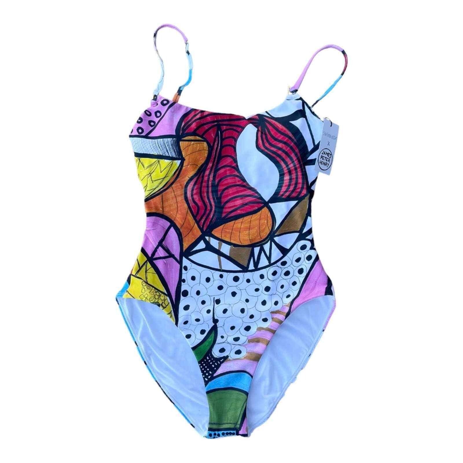 Swiminista x James Peter Henry Sidney One Piece Swimsuit Bathing Suit Size L - Premium Clothing, Shoes & Accessories:Baby:Baby & Toddler Clothing:Bottoms from Swiminista - Just $79.00! Shop now at Finds For You
