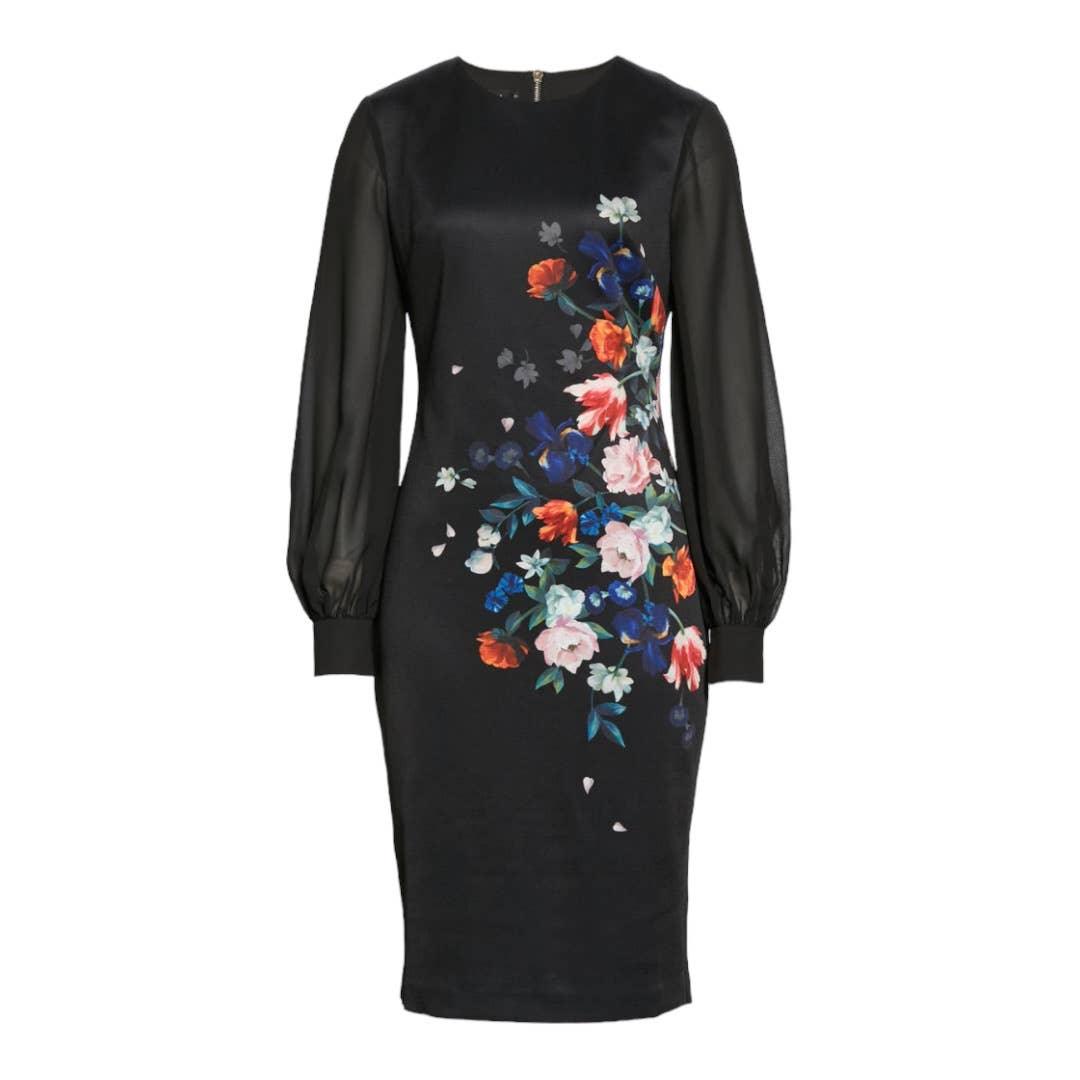 Ted Baker Ophena Flower Bodycon Dress Size 6 16-18 New - Premium  from Ted Baker - Just $179.00! Shop now at Finds For You