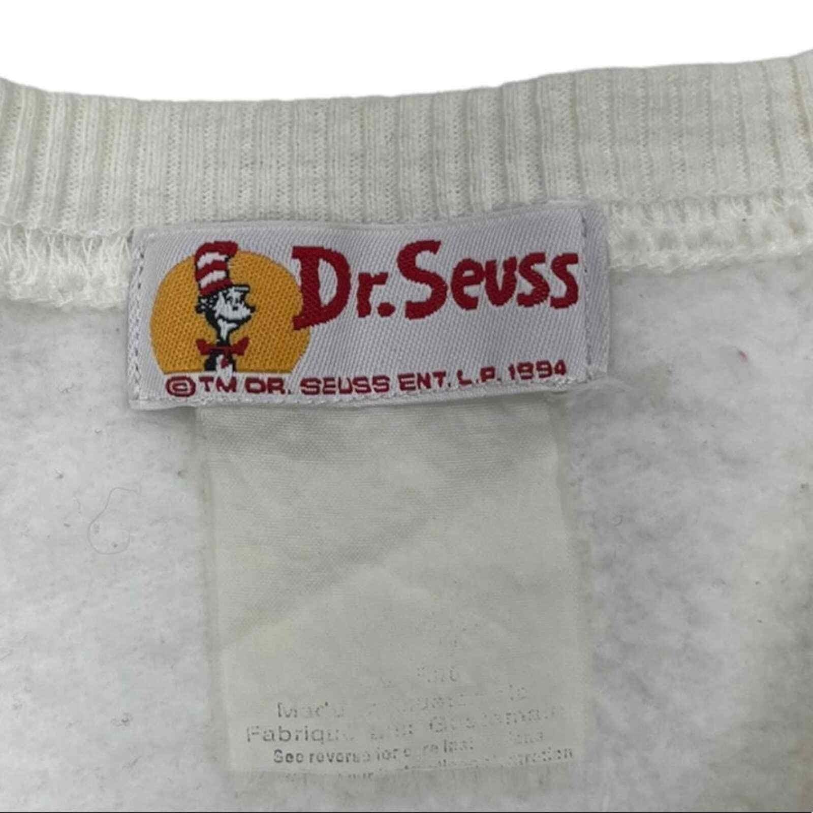 Vintage 90’s Dr Seuss One Fish Two Fish Red Fish Blue Fish Sweatshirt Medium - Premium Clothing, Shoes & Accessories:Baby:Baby & Toddler Clothing:Bottoms from Dr Suess - Just $59.99! Shop now at Finds For You