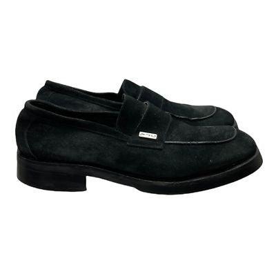 Vintage Versace Company Jeans Suede Loafers Shoes Size 11 Black - Premium Clothing, Shoes & Accessories:Men:Men's Shoes:Casual Shoes from Versace Jeans Collection - Just $200.99! Shop now at Finds For You